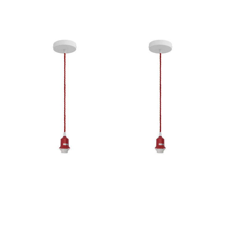 Ademaro 1 - Light Single Pendant, Red