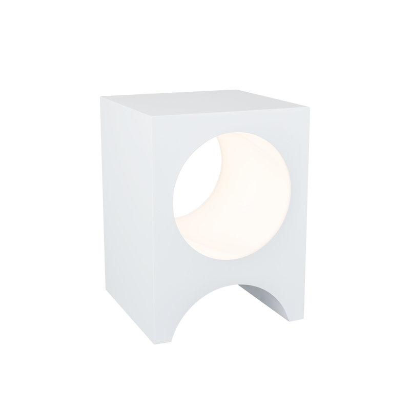 Lunar 15-In Gloss Black LED Table Lamp
