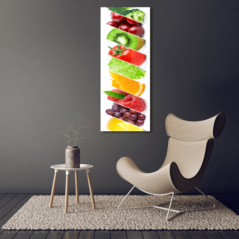 Vegetables And Fruits - Wrapped Canvas Print