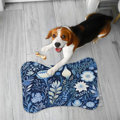 Tapis d'alimentation Cerulean Blossoms - 1 pièce