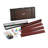 American Mahjong Mah jongg Set Suitcase Limited Edition Embedded Masterpiece Background in Leather Suitcase Mona Lisa 166Tiles Wooden Pushers & Racks Combo