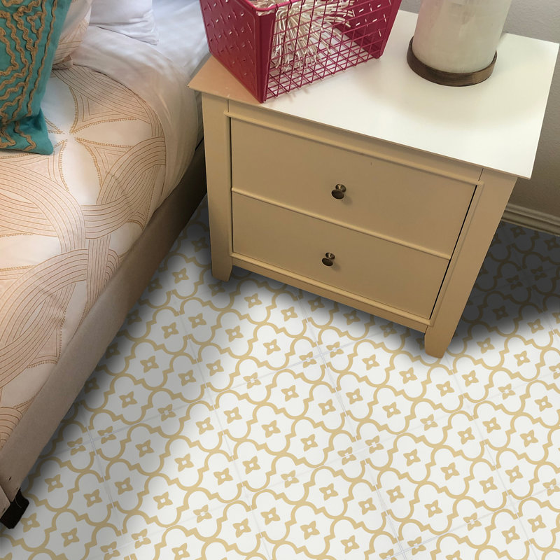 Gueliz 8" x 8" Cement Patterned Wall & Floor Tile
