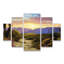 Ensemble de 5 panneaux d'art mural - "Cascade" par Anthony Casay 