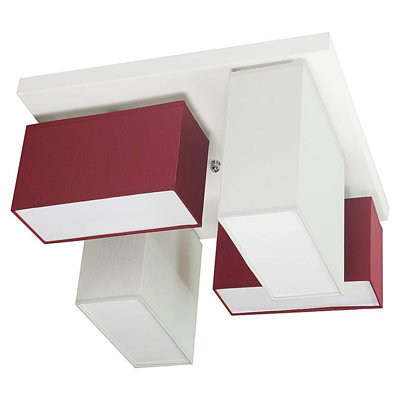 Eris Fabric Semi Flush Mount