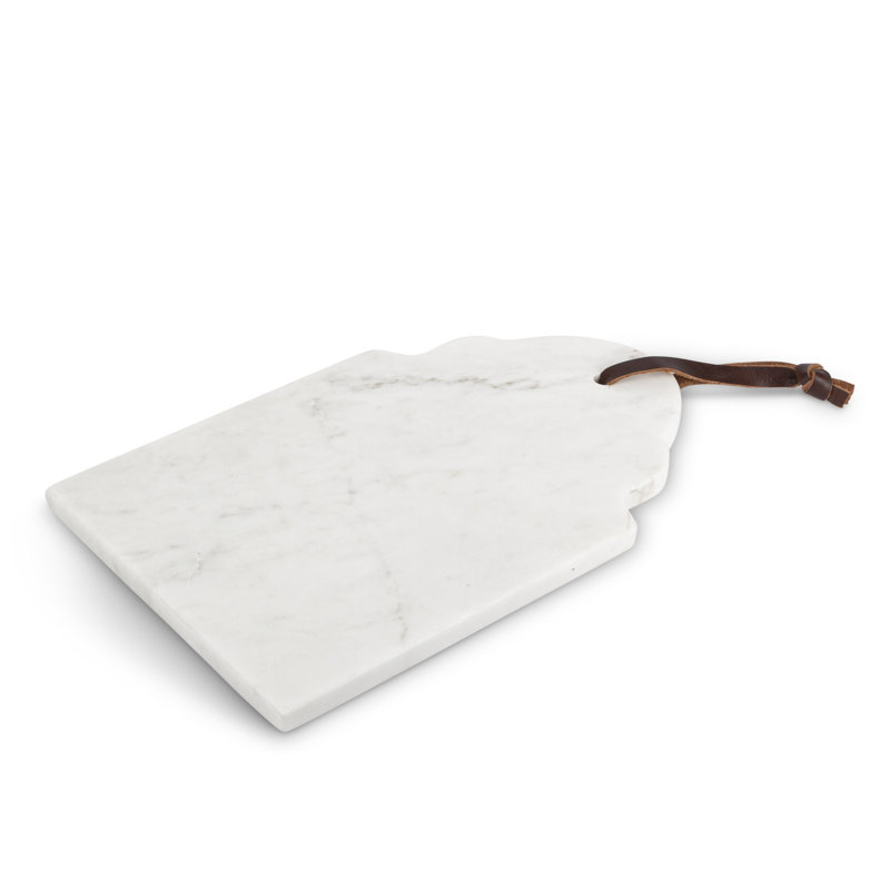 11 in Genuine White Marble Cutting Board