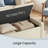 Storage Chest Bench With Legs, Storage Ottoman, End Of Bed Bench With Safety Hinges, Linen-Look Fabric, Beige-621755495