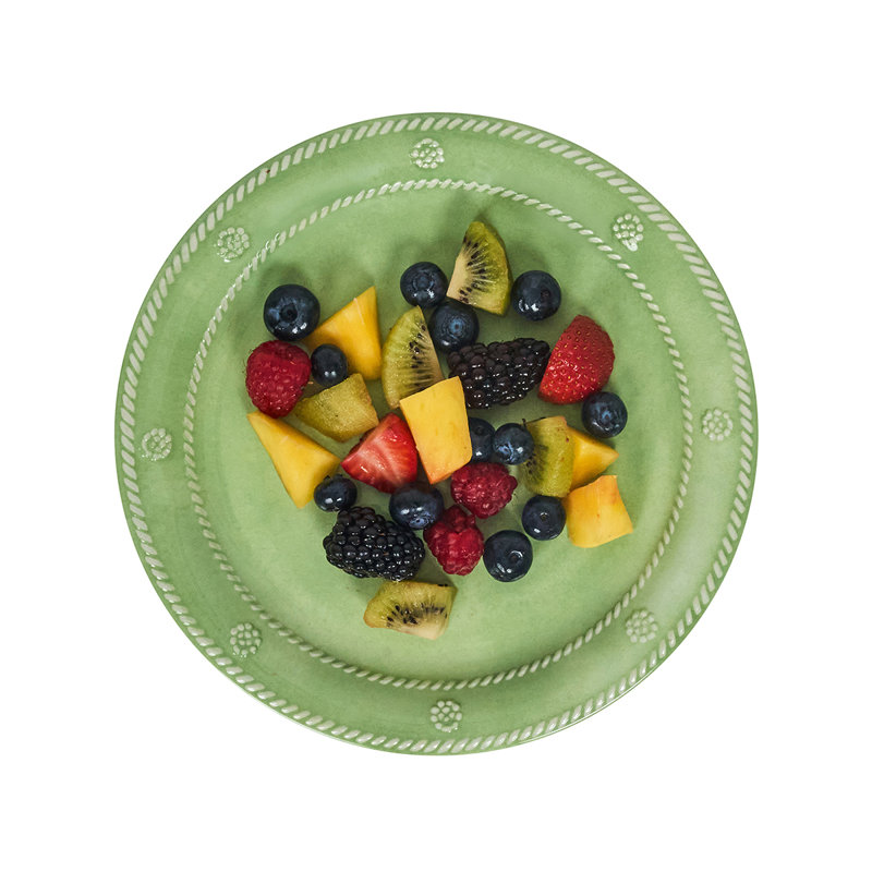 Berry & Thread Melamine Dessert/Salad Plate, Seagrass