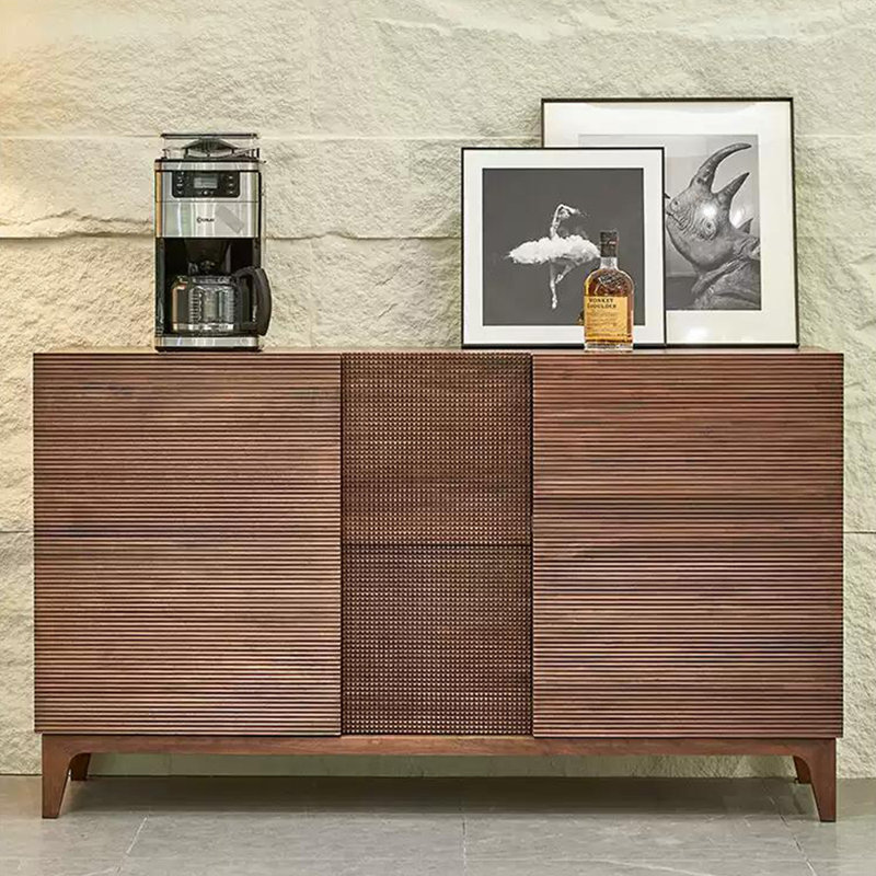 Armoire latérale entièrement en bois massif