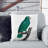 Emerald Cuban Amazon Parrot by F. Levaillant Cushion with Filling-305395090-305395089