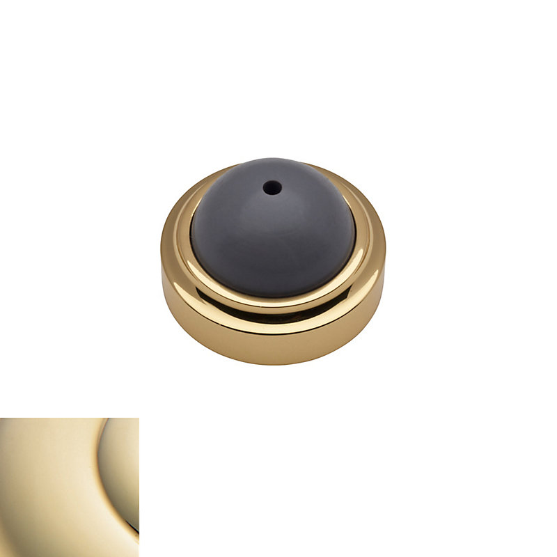 Convex Wall/Handle Bumper, Lifetime Brass