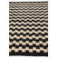 Tapis noir et blanc Noor