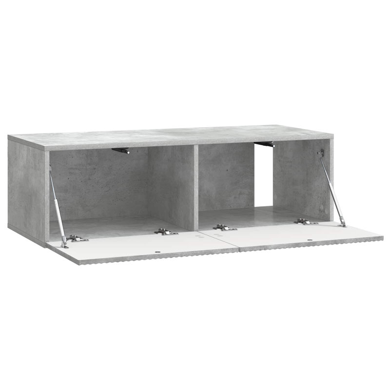 TV Stand, 30cm H x 98cm L x 41cm W, Concrete Grey