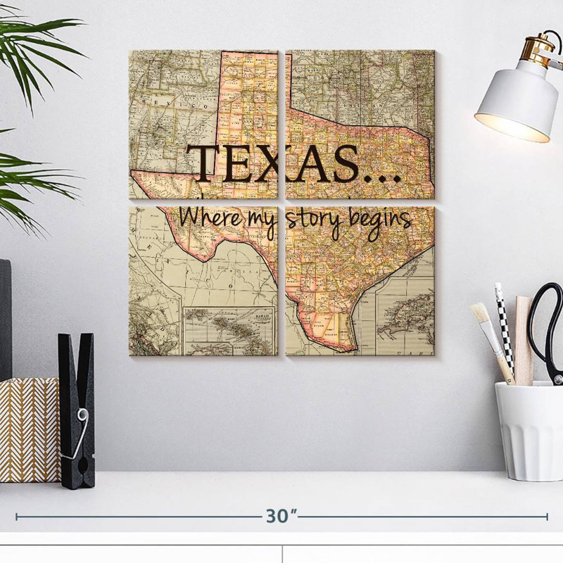 Tergel Texas My Story, 18'' H x 18'' W