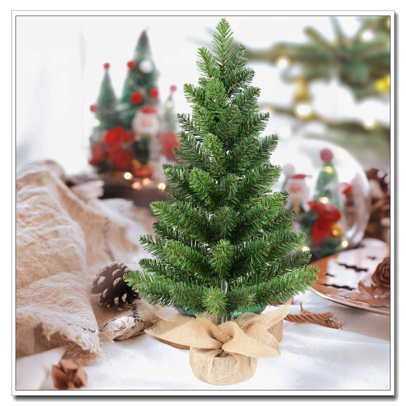 Ensemble de 2 arbres de Noël de table