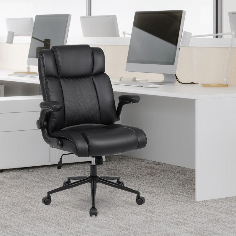 Inbox Zero Executive Chair with Headrest