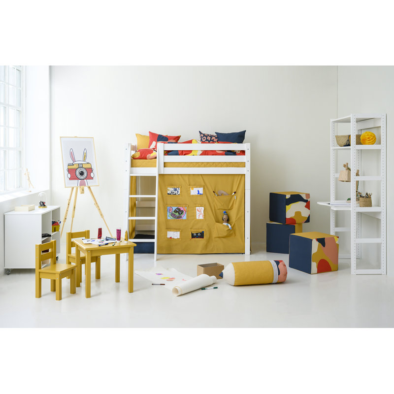 Eco Luxury European Toddler (70 X 160cm) High Sleepers with Built-in Ladder Included