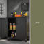 Armoire de rangement en métal robuste avec roulettes - Armoire de rangement pour outils robuste et durable