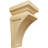 4"W x 4 3/4"D x 8"H Small Nevio Wood Corbel, Alder (6-Pack)-91262394