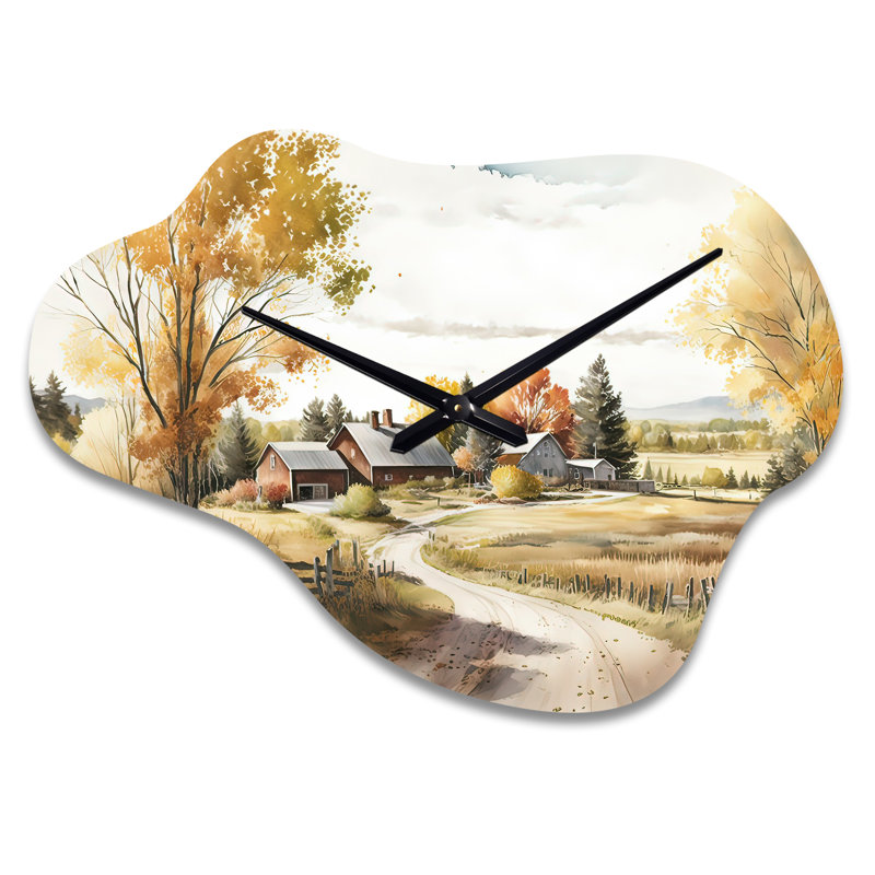 Horloge murale asymétrique Lutjens, Grand