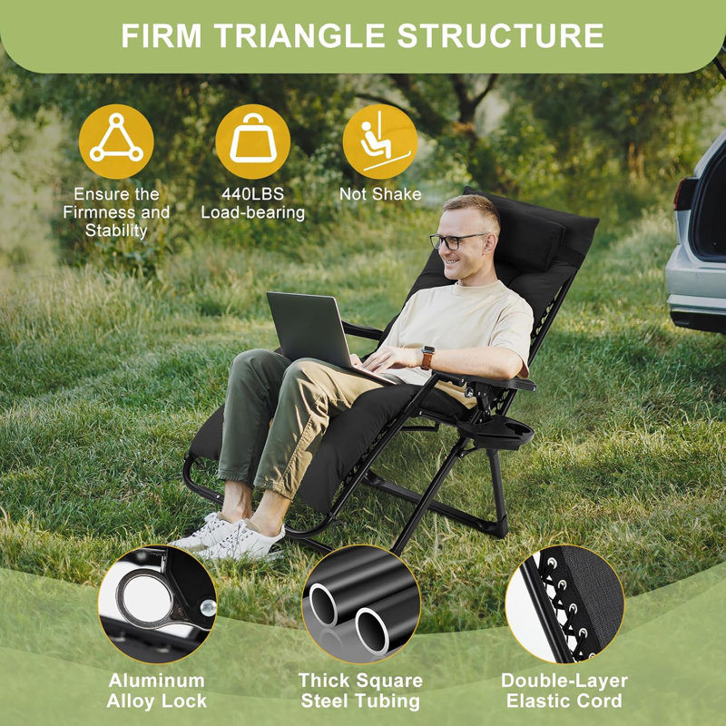 Steel Outdoor Lounge Chair