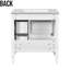 Meuble-lavabo simple autoportant de 30 po avec plateau en céramique, assemblage requis-926234434