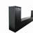 Rustic Brown TV Console With Push-To-Open Storage Cabinet For TV Up To 65In Wood TV Stand For Living Room Bedroom