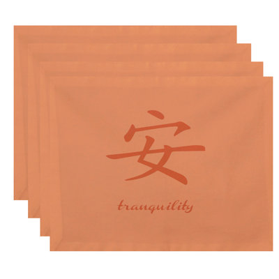 Chantilly Polyester Abstract Rectangle Placemat