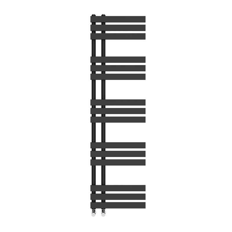 Arulappu Designer Towel Rail Heated Towel Rails, 160cm H x 45cm W, Black