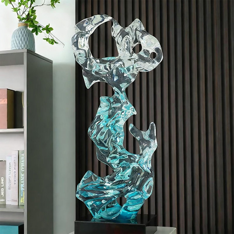 Objet décoratif moderne en résine