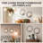 2 Set Metal Wall Candle Sconce