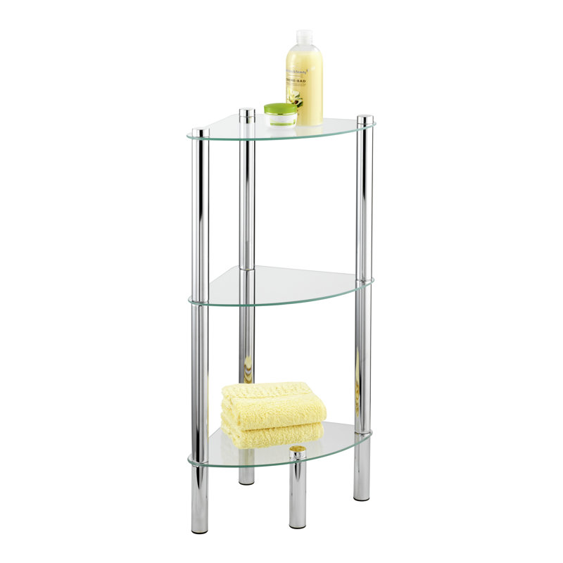 Yago Glass Bathroom Shelves