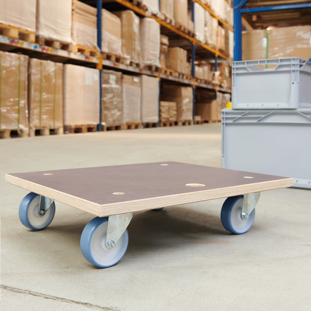 15cm H x 59cm W x 49cm D 500kg Furniture Trolley