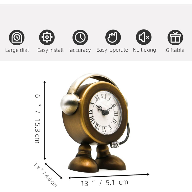 Retro Robot Clock Stand