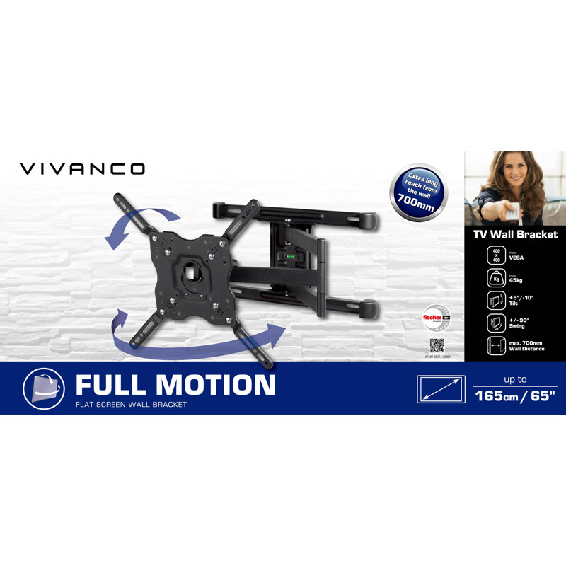 Vivanco Single Screen Wall Mount