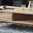 Custom-designed wooden coffee table