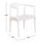 Kazbah 18.9'' H Leather Upholstered Armchair-396131421