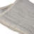 80" Light Gray And Natural Solid With Border Cotton Table Runner
