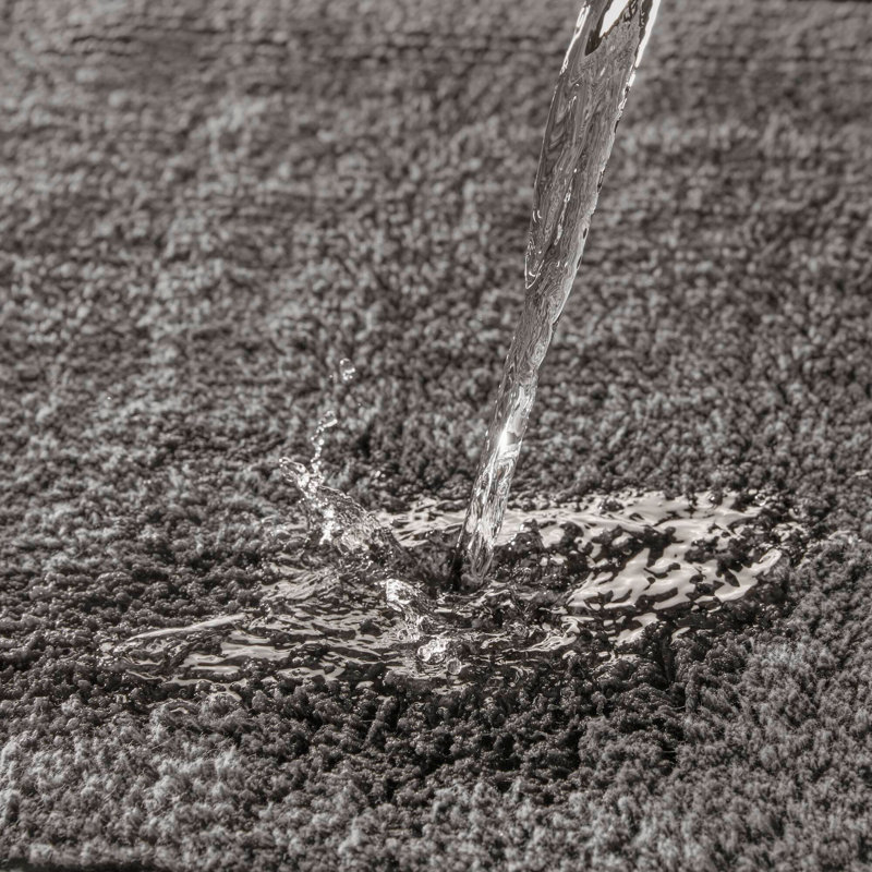 1 PCS 100% Cotton Tufted 3000 GSM Reversible Bath Rug, Rectangle 1'5" x 2'