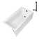 Streamline 66 in. x 32 in. Acrylic Right-Hand Drain Alcove Bathtub in Glossy White With External Drain