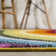 Connor-Joe Abstract Swirl Red/Yellow/Blue Rug
