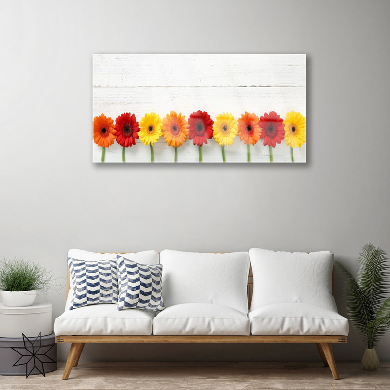 Flowers - No Frame Print on Glass