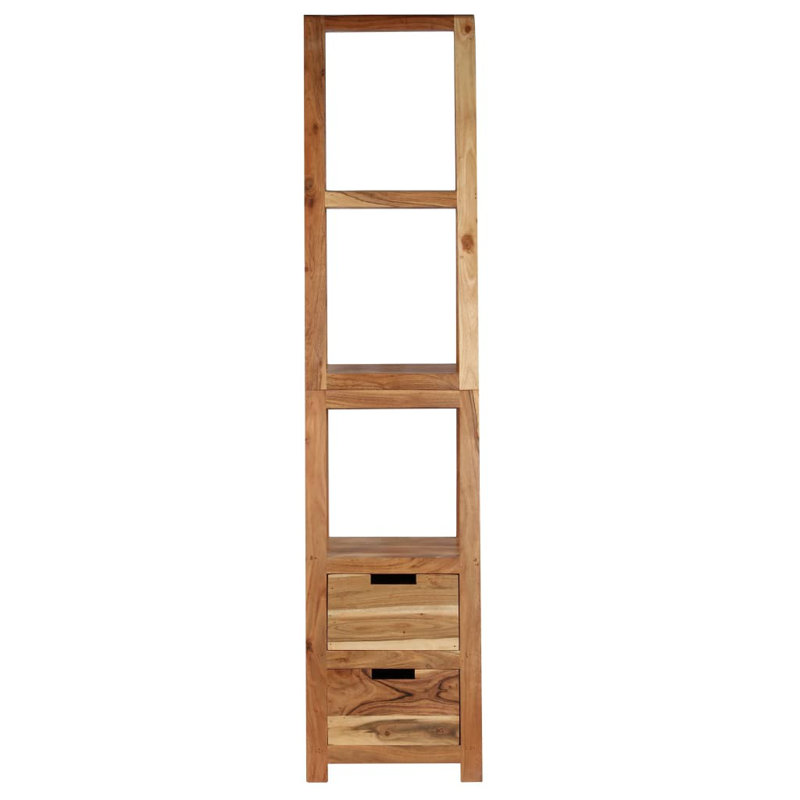 Furlow 175cm H x 40cm W Ladder Bookcase, Brown