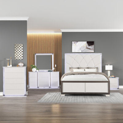 Newhaven 5PC Bedroom Set White
