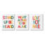 «Love Not Hate», citations inspirantes, texte arc-en-ciel-1667882085-1667882086
