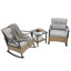 Ensemble de chaises berçantes 3 pièces-530554766