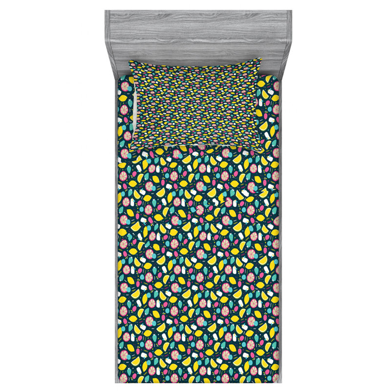 Microfiber Sheet Set, Twin XL Sheet Set with Fitted Sheet