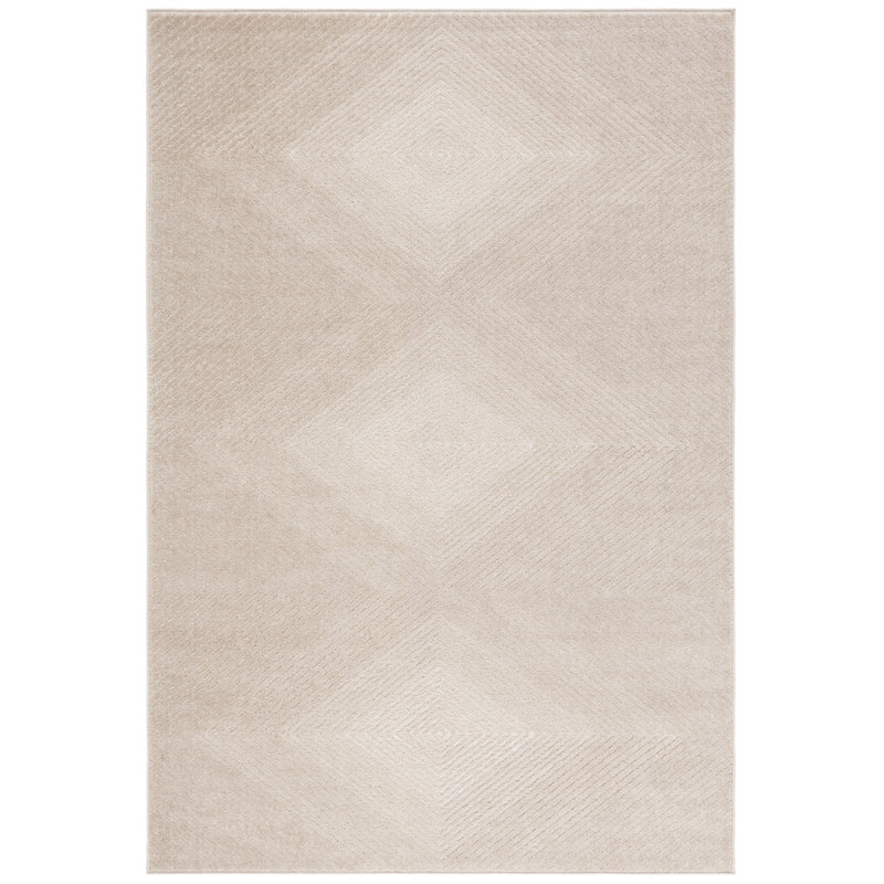 Tapis d'intérieur / extérieur en polypropylène tissé à la machine Mehik, Rectangle 9 pi 2 po x 12 pi