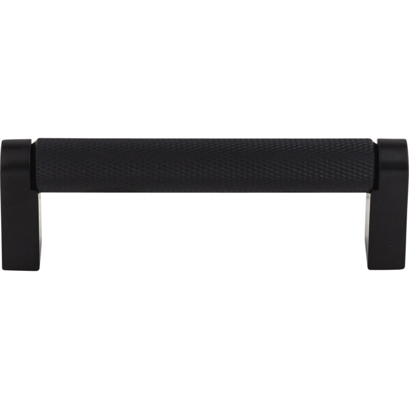 Amwell 8 13/16" Center to Center Bar Pull, Amwell 3 3/4" Center to Center Bar Pull, Flat Black