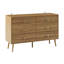 Commode 6 tiroirs pour chambre à coucher-1293709021