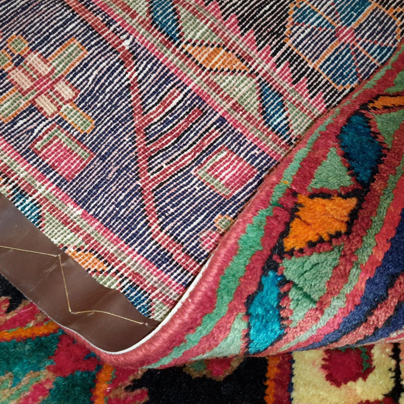 Oriental Area Rug in Rust